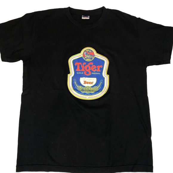 Other Wear Best Other - Vintage Tiger Lager Beer T Shirt Men’s  Size L Large 1990s Brewery Black Urban